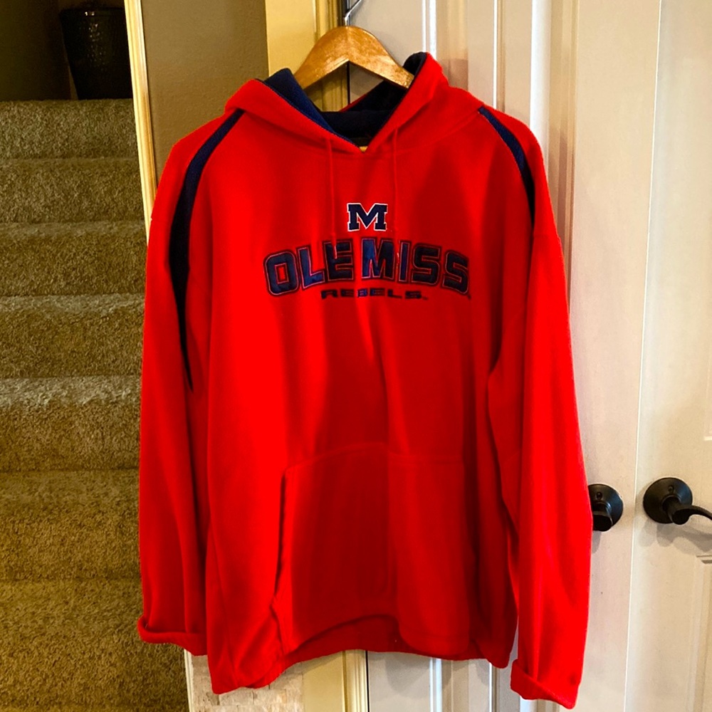 Ole Miss heavy fleece hoodie-XL